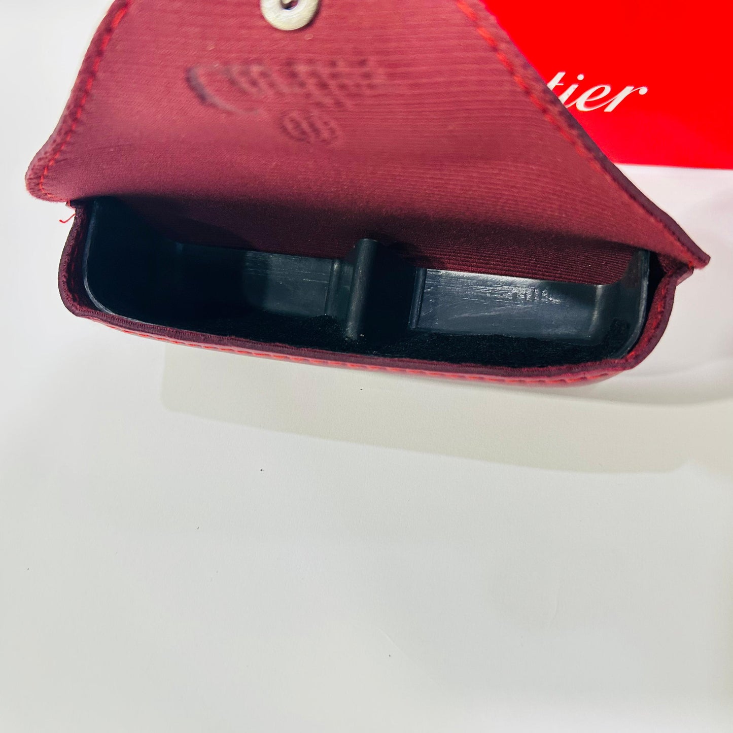 Luxury Cartier Sunglasses Box & Pouch – Protective Case for Designer Shades