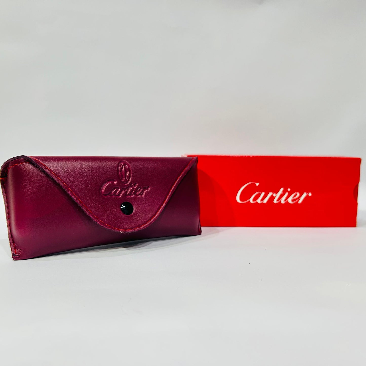 Luxury Cartier Sunglasses Box & Pouch – Protective Case for Designer Shades