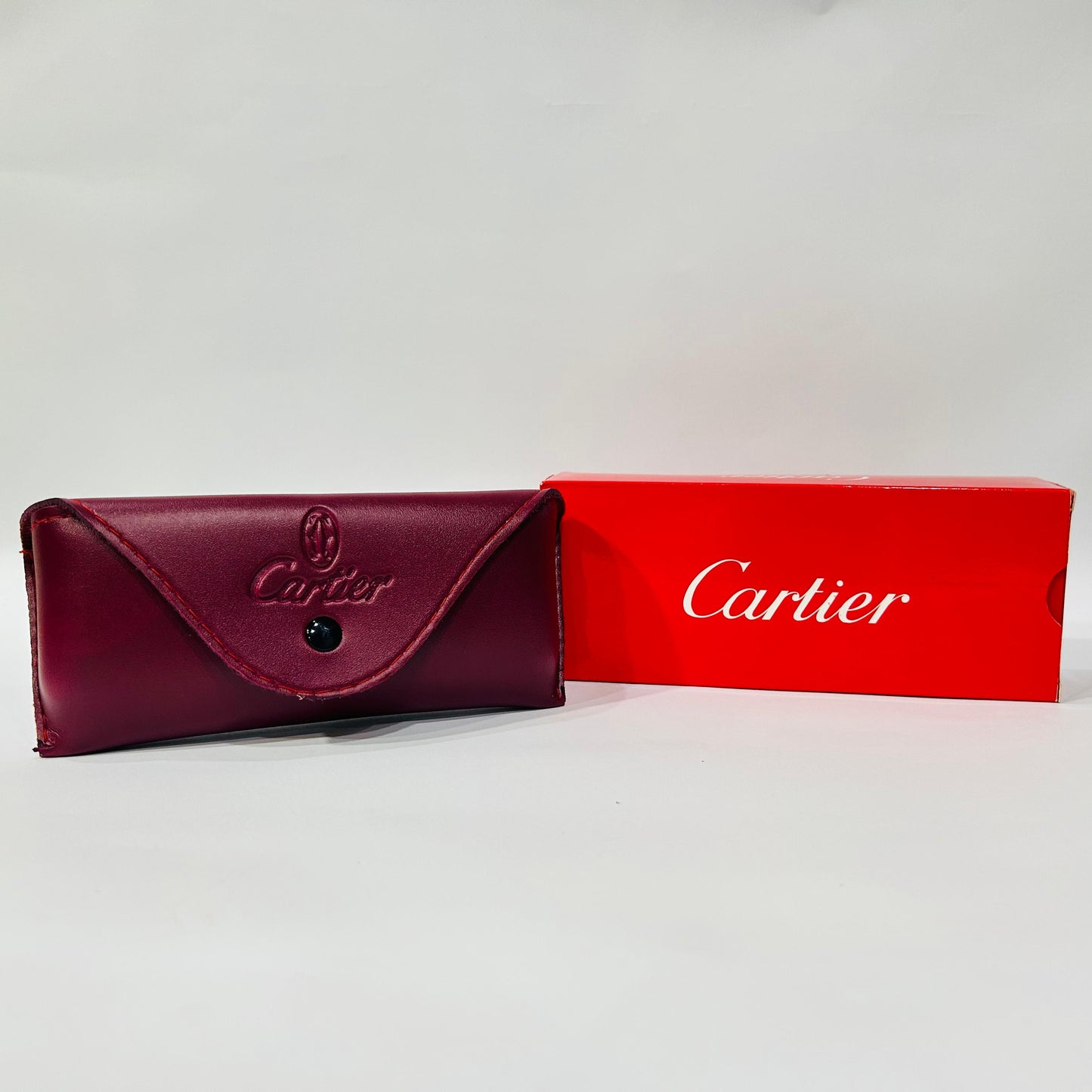 Luxury Cartier Sunglasses Box & Pouch – Protective Case for Designer Shades