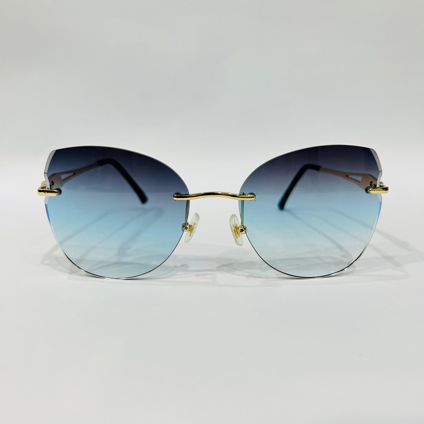 Stylish Heart-Shaped Gradient Sunglasses for Girls