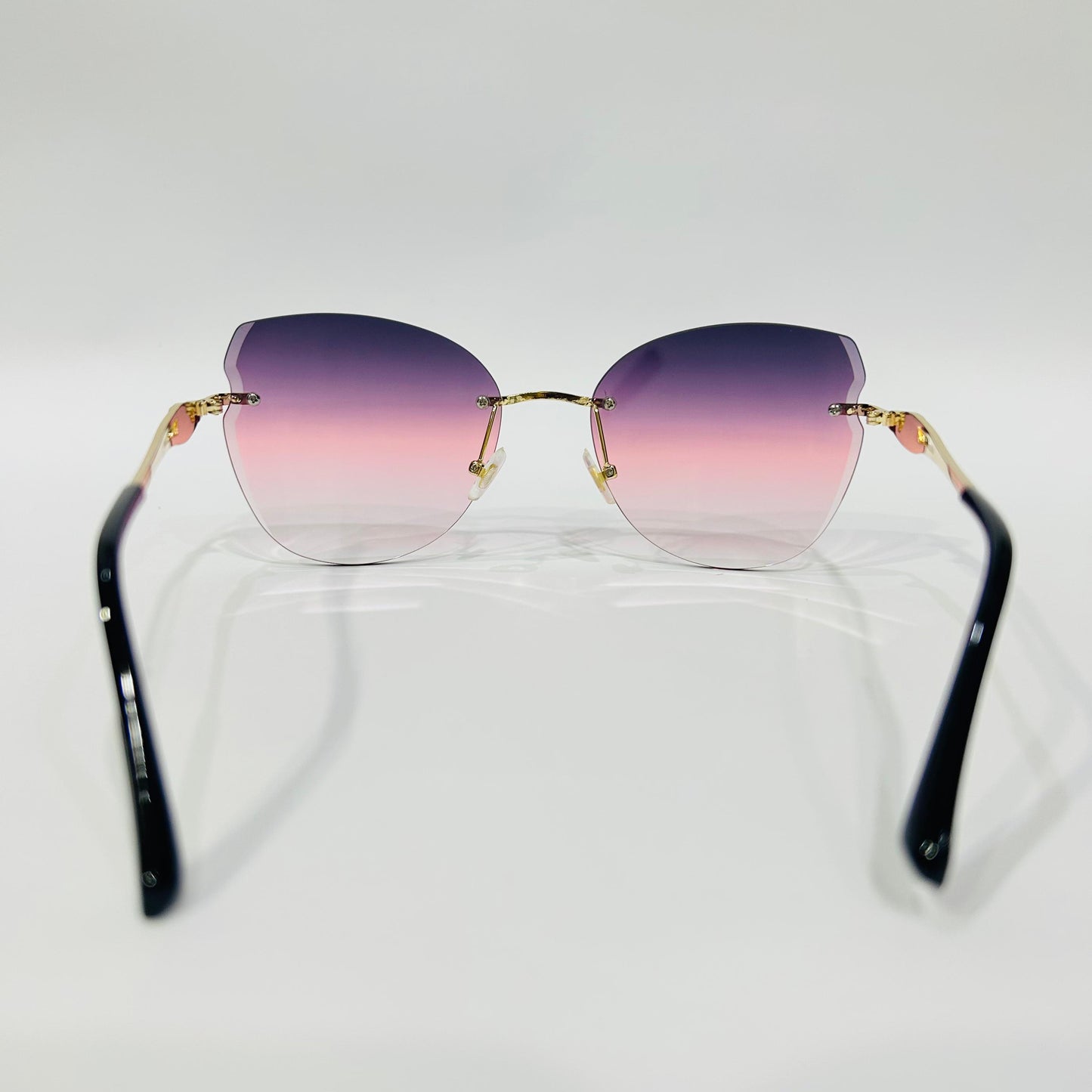 Stylish Heart-Shaped Gradient Sunglasses for Girls
