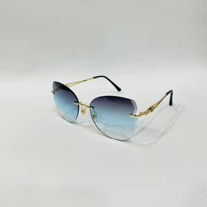 Stylish Heart-Shaped Gradient Sunglasses for Girls