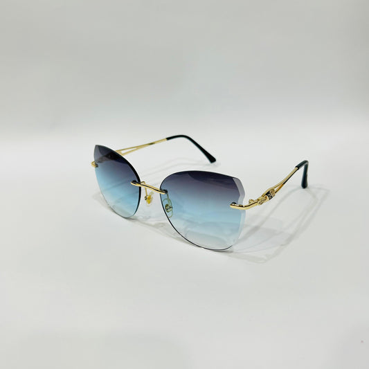 Stylish Heart-Shaped Gradient Sunglasses for Girls
